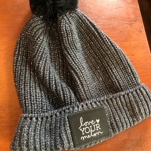 Love Your Melon Speckled Pom Beanie